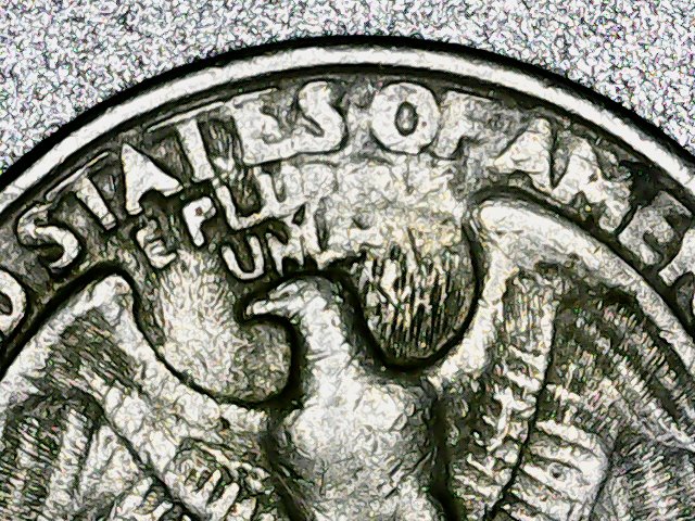 1983-P-25c---Rays-Radiating-360-Degrees-From-Both-Obverse-&-Reverse?